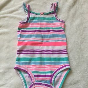 Ruffled tank onesie!